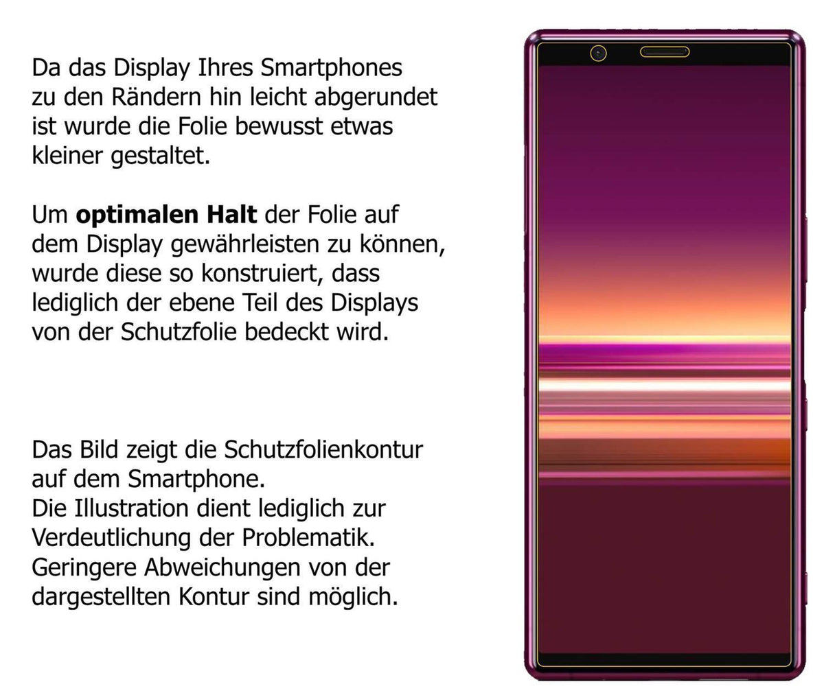 Blickschutzfolie für Sony Xperia 5 matt Schutzfoli (5)