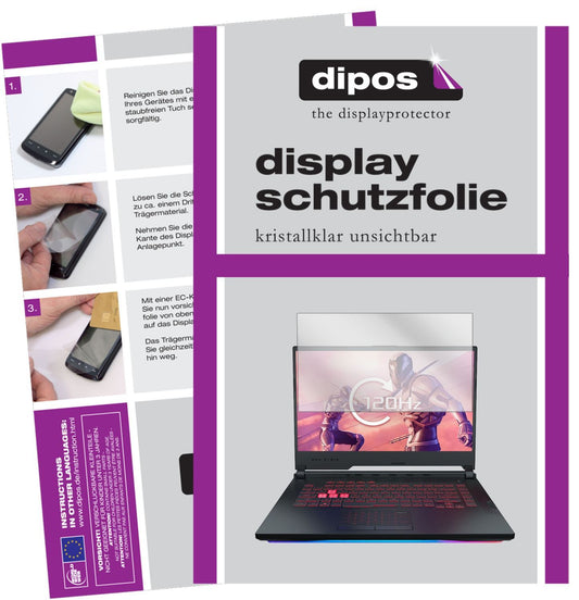 1x Schutzfolie klar für Asus ROG Strix Scar III G5 (1)