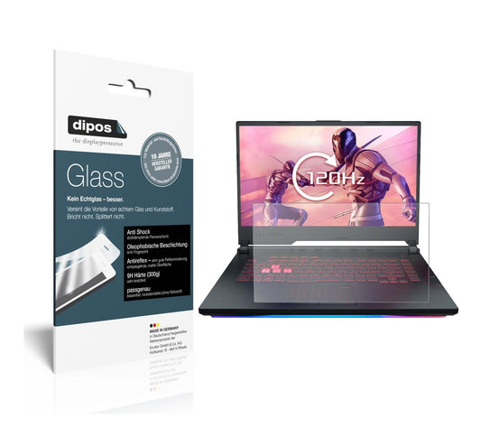 2x 9H Schutzfolie matt für Asus ROG Strix Scar III (1)