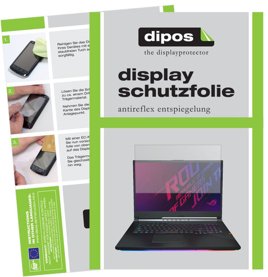 2x Schutzfolie matt für Asus ROG Strix Scar III G7 (1)