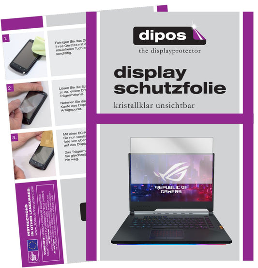 2x Schutzfolie klar für Asus ROG Strix Scar III G5 (1)