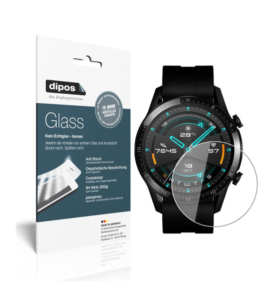1x 9H Schutzfolie für Huawei Watch GT 2 (46mm) Pan (1)