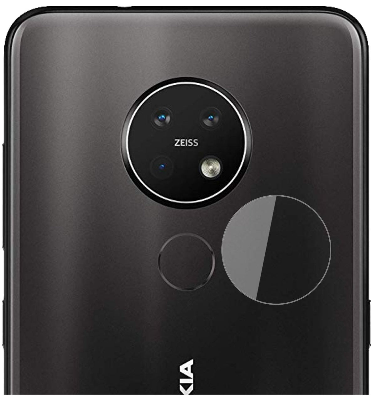 1x 9H Schutzfolie für Nokia 7.2 Kameralinse Panzer (2)