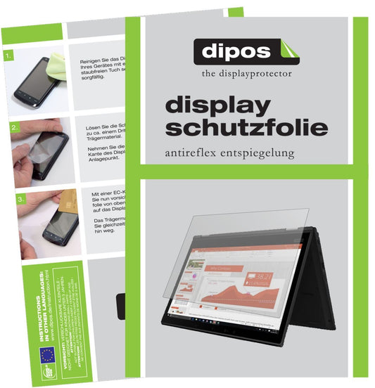 2x Schutzfolie matt für Lenovo Yoga X390 13.3 Zoll (1)