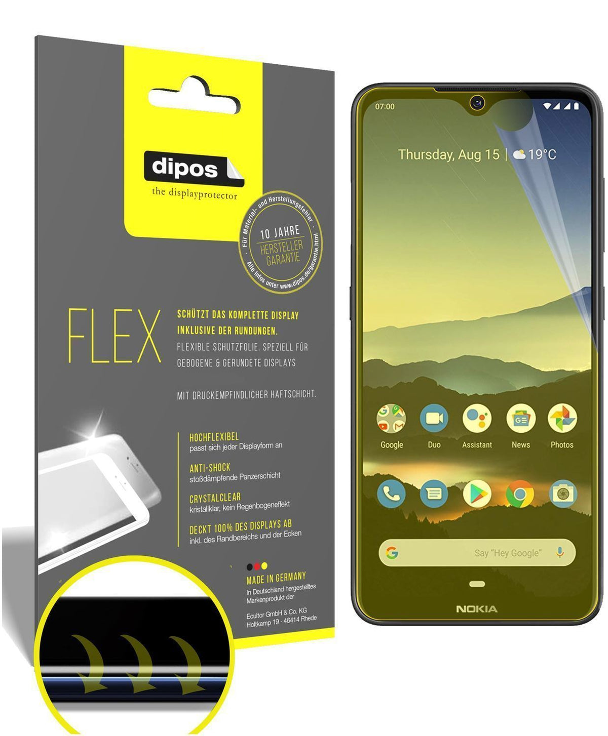 3x 3D Full Cover Schutzfolie für Nokia 46060 (1)