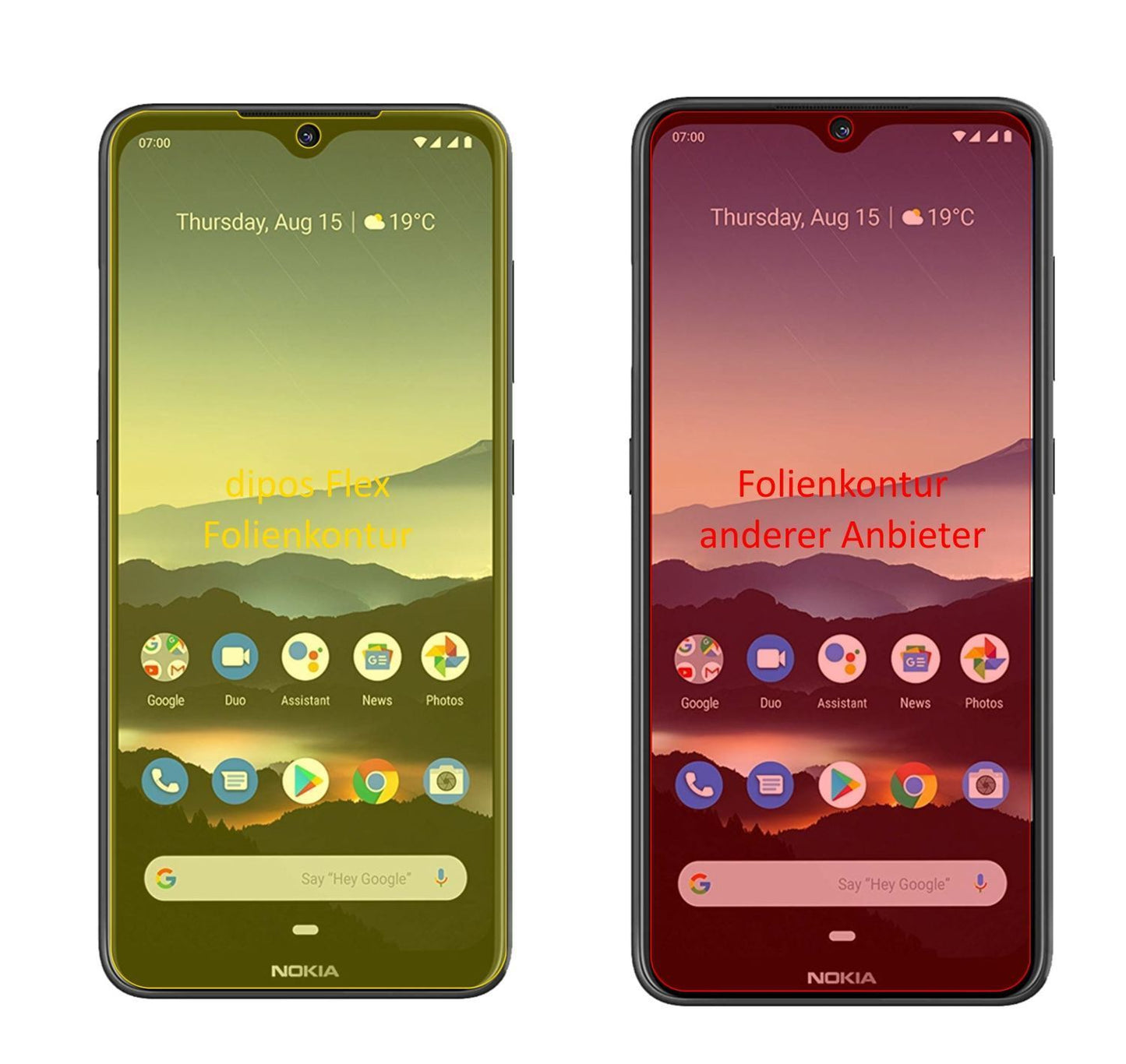 3x 3D Full Cover Schutzfolie für Nokia 46060 (2)
