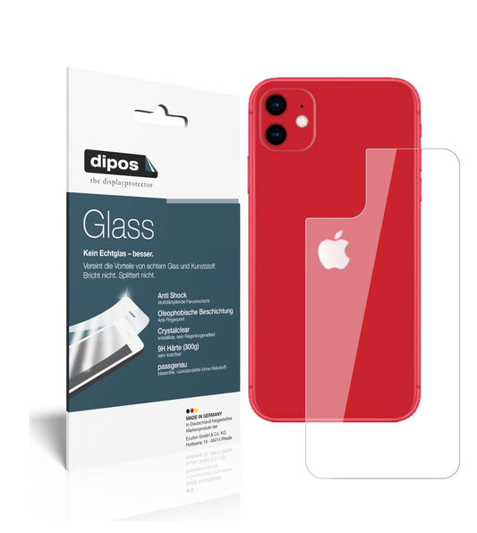 4x 9H Schutzfolie für Apple iPhone 11 Rückseite Pa (1)