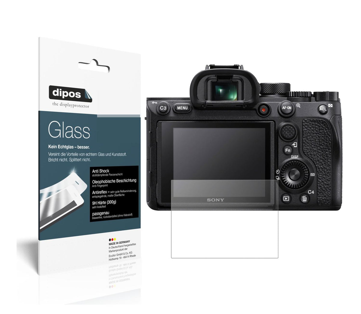 2x 9H Schutzfolie matt für Sony A7R IV Panzerfolie (1)