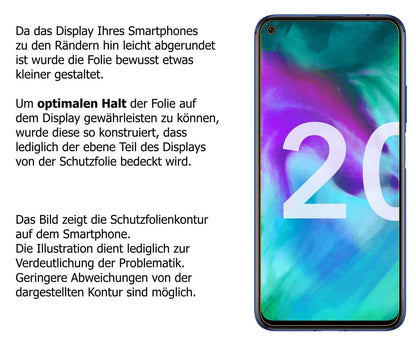 2x Schutzfolie klar für Huawei Nova 5T Display-Sch (5)