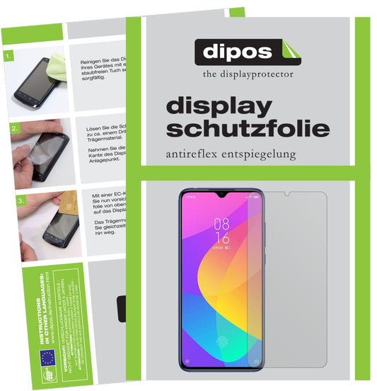 4x Schutzfolie matt für Xiaomi Mi CC9e Display-Sch (1)