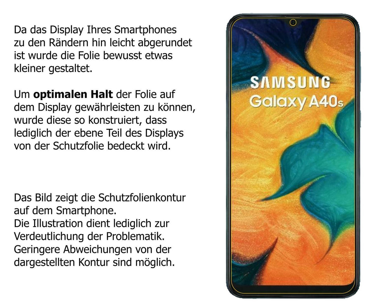 4x Schutzfolie klar für Samsung Galaxy A40s Displa (5)