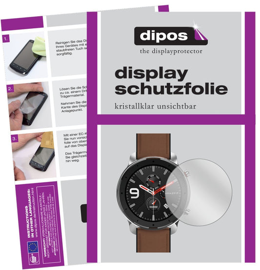 1x Schutzfolie klar für Amazfit GTR 42mm Smartwatc (1)
