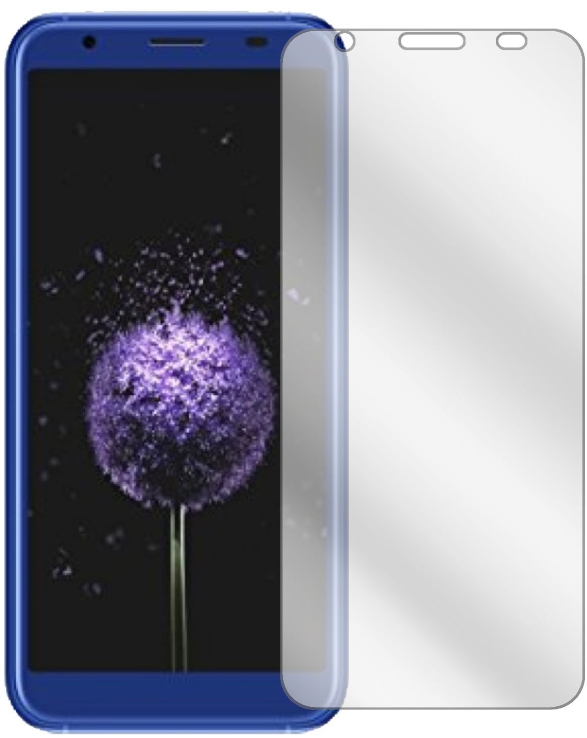 5x Schutzfolie klar für Doogee X50L Display-Schutz (2)
