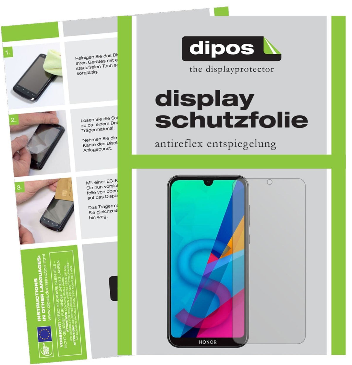 5x Schutzfolie matt für Honor 8S Display-Schutzfol (2)
