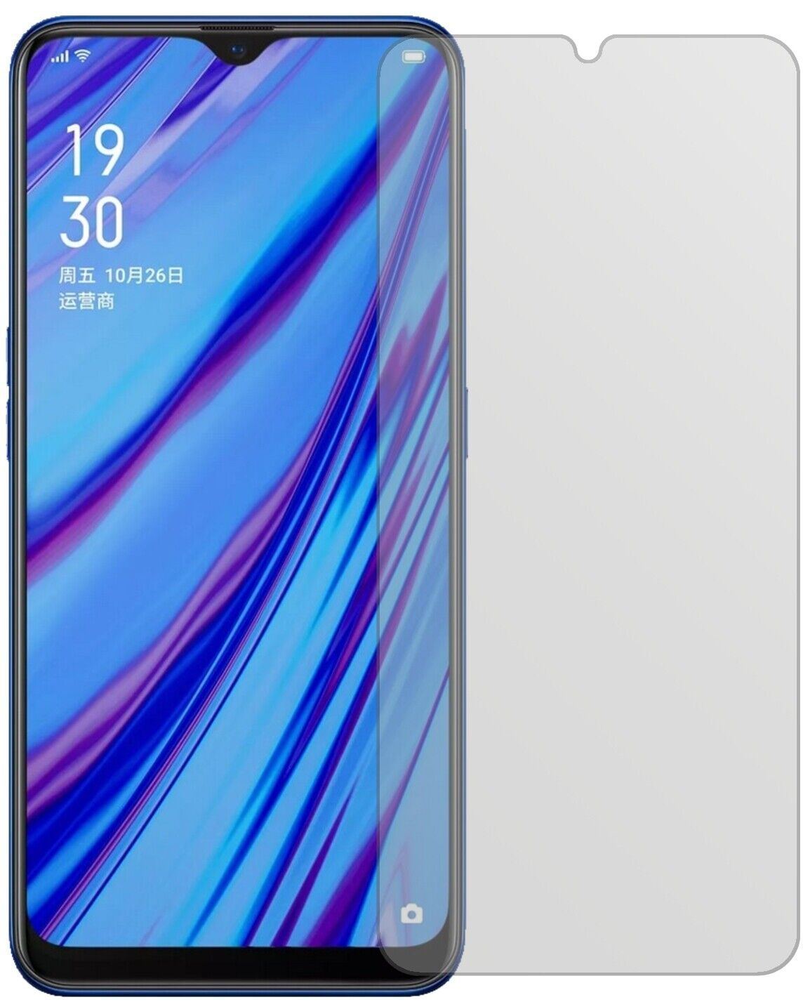 1x Schutzfolie matt für Oppo A9 Display-Schutzfoli (1)