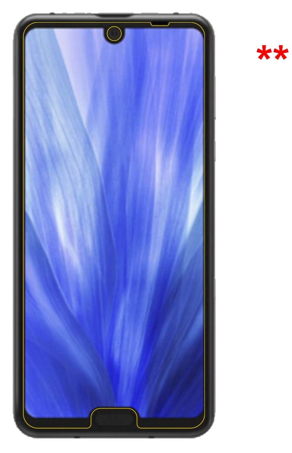 2x Schutzfolie klar für Sharp Aquos R3 Display-Sch (5)
