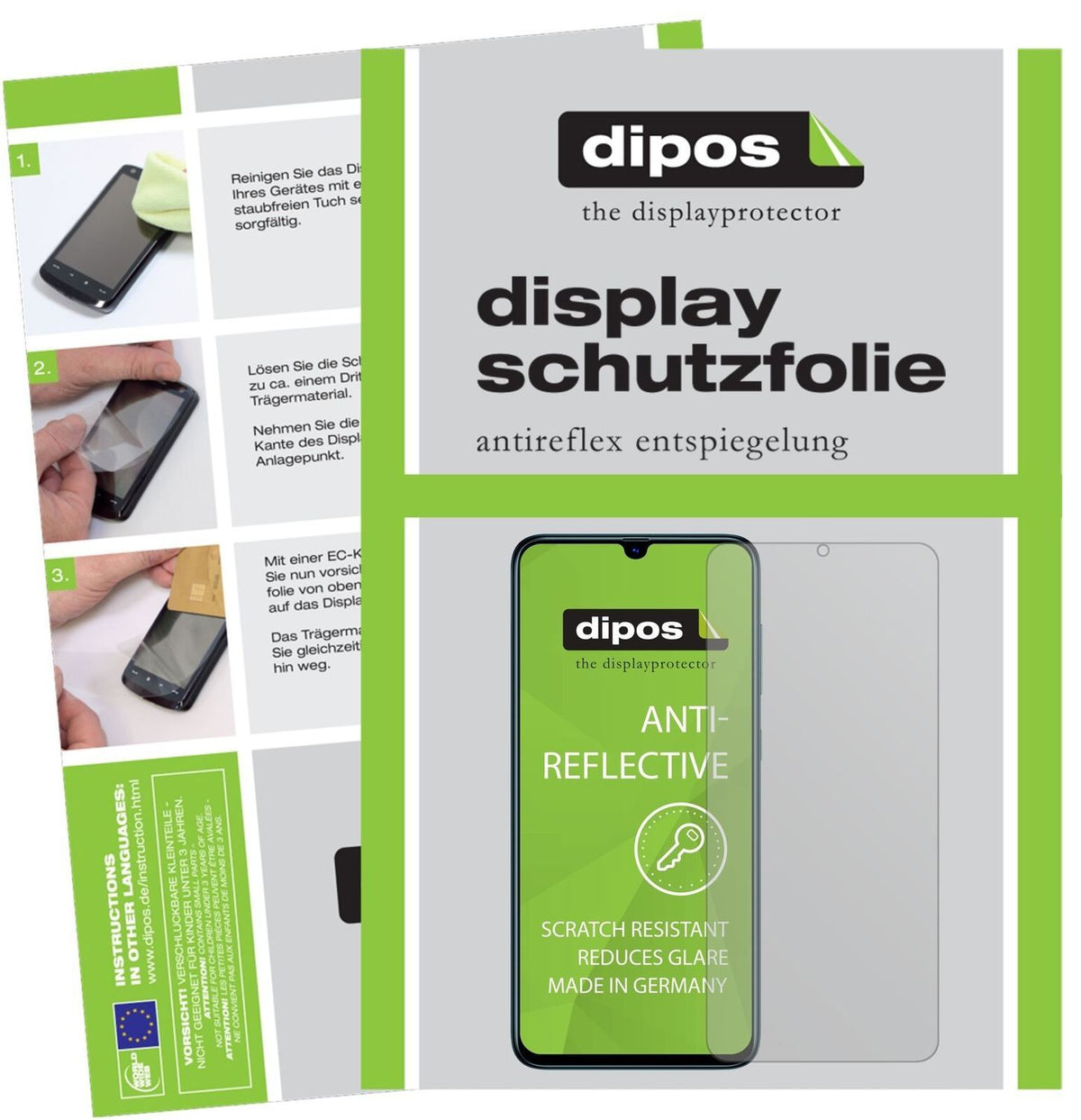 5x Schutzfolie matt für Samsung Galaxy A70 Display (2)