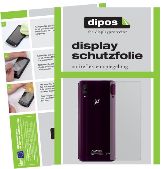 2x Schutzfolie matt für Allview Soul X6 Xtreme Rüc (1)