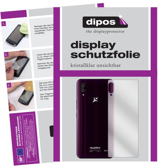 2x Schutzfolie klar für Allview Soul X6 Xtreme Rüc (1)