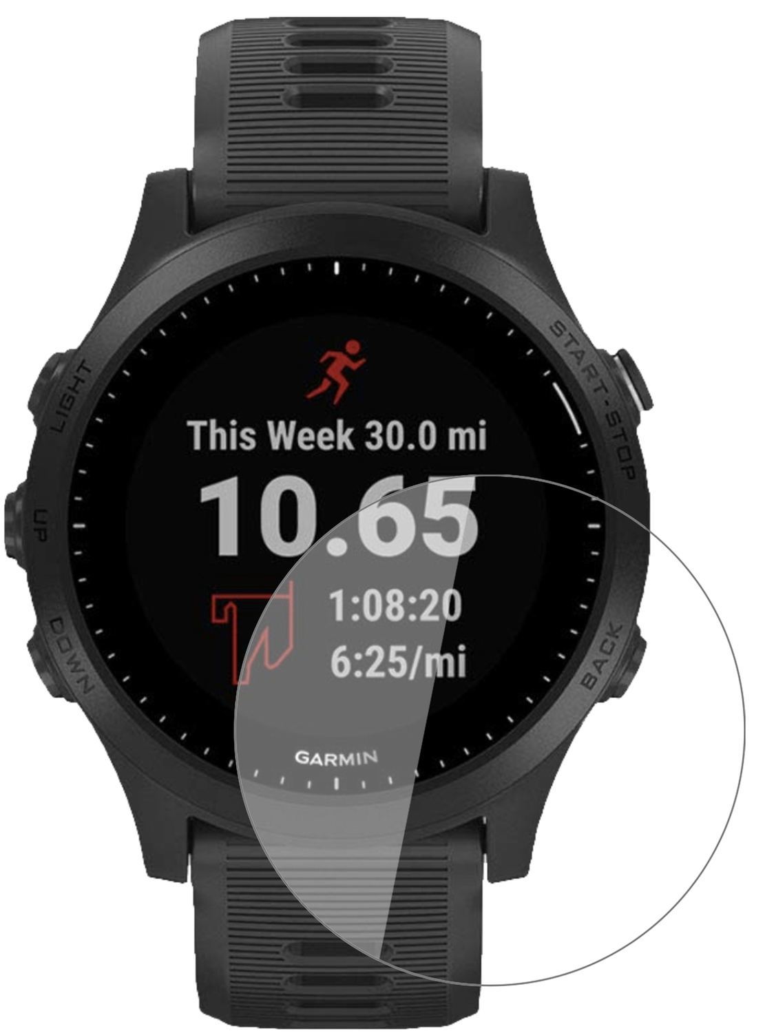 2x 9H Schutzfolie für Garmin Forerunner 245 Music  (2)
