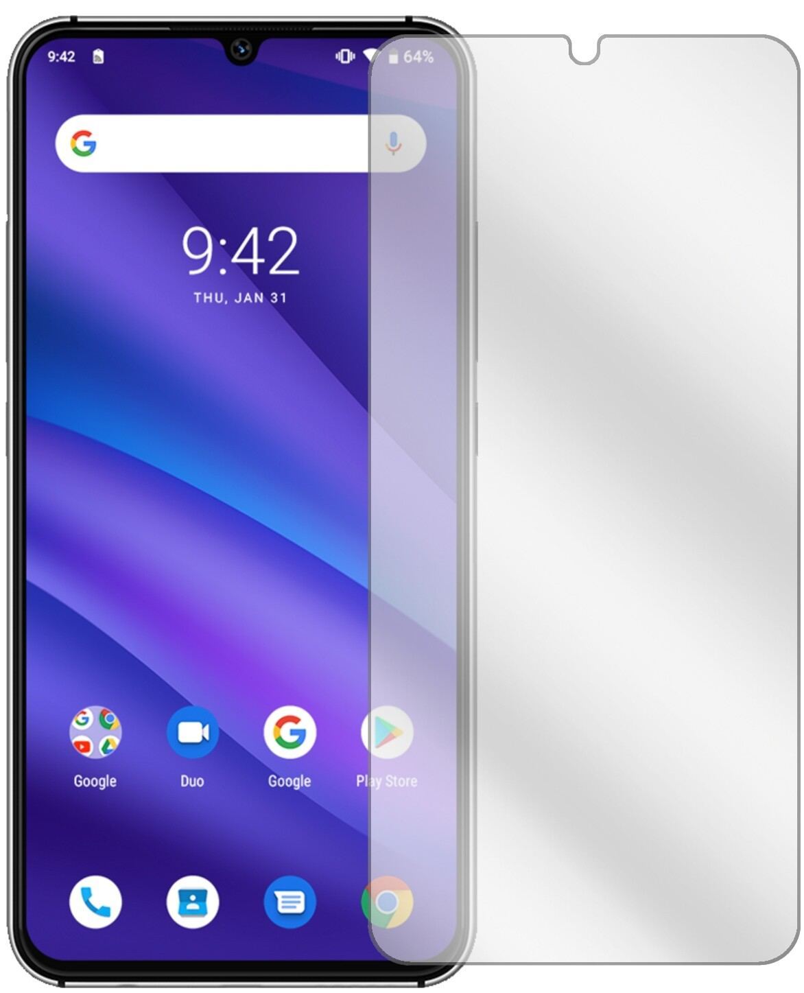 6x Schutzfolie klar für Umidigi A5 Pro Display-Sch (2)