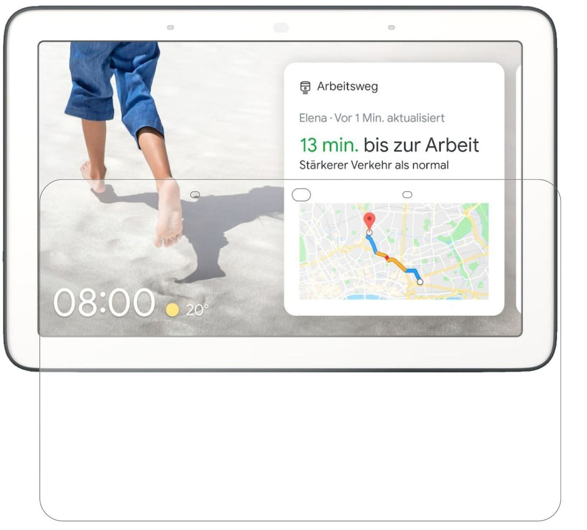 2x 9H Schutzfolie matt für Google Nest Hub Panzerf (2)