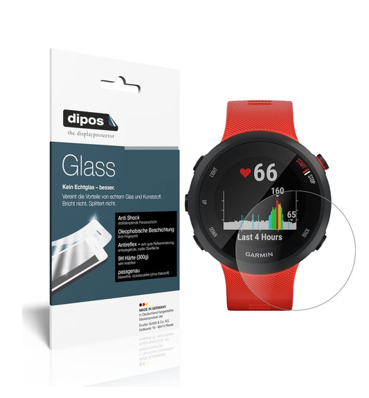 2x 9H Schutzfolie matt für Garmin Forerunner 45 S  (1)