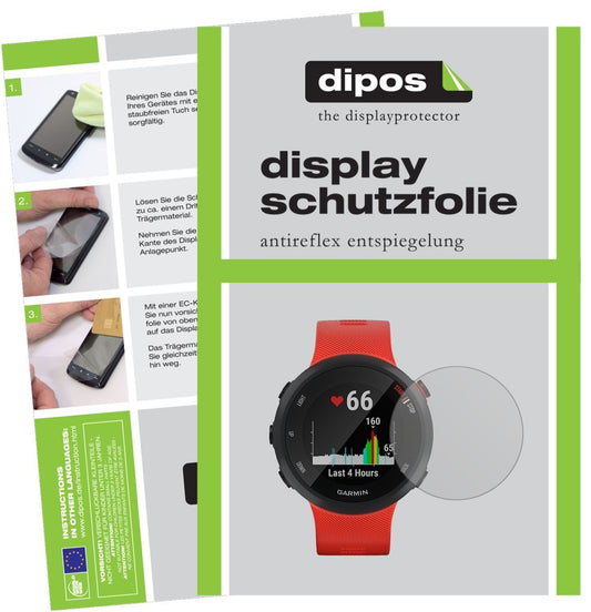 6x Schutzfolie matt für Garmin Forerunner 45 Displ (1)