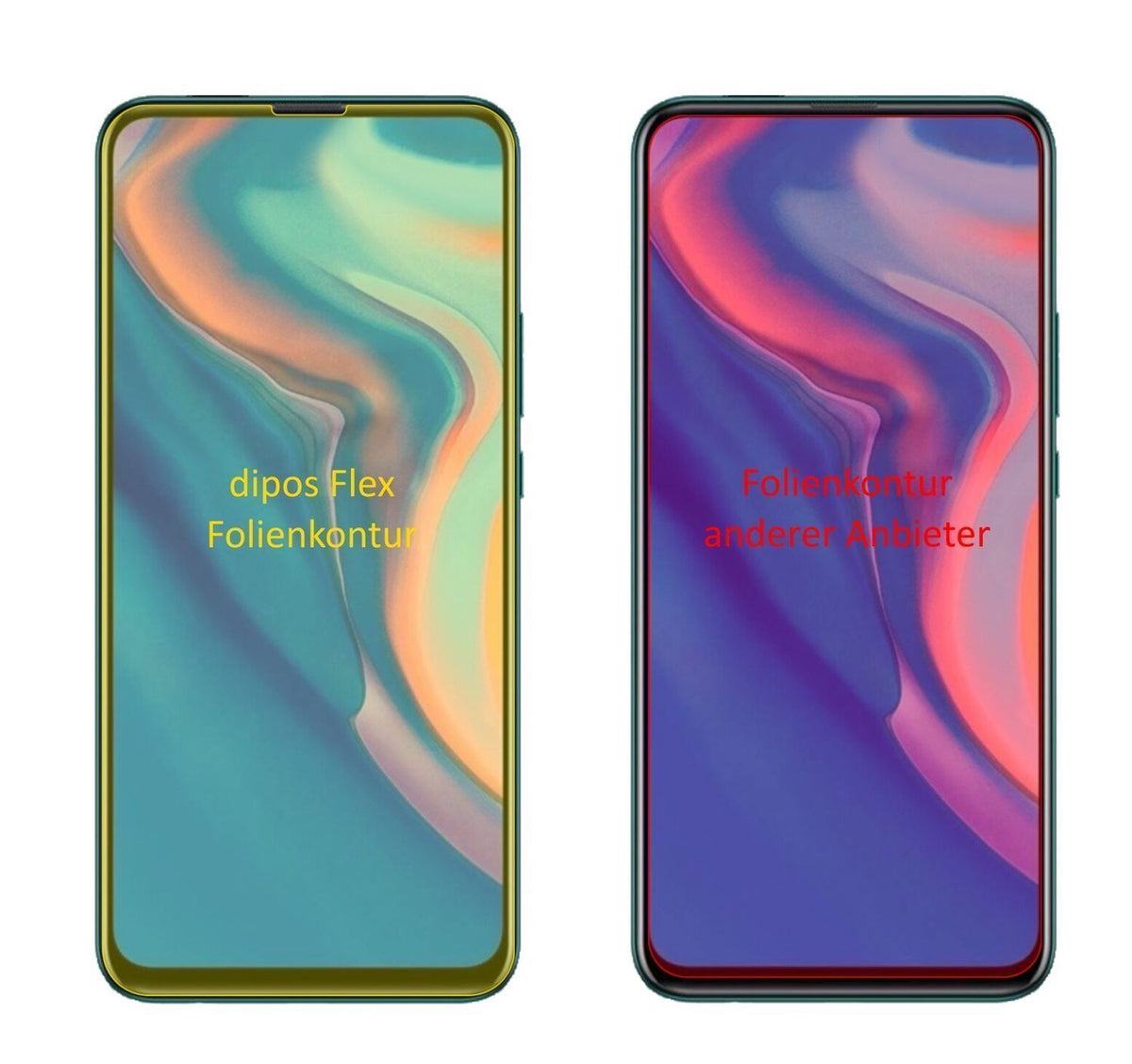 3x 3D Full Cover Schutzfolie für Huawei P Smart Z  (2)