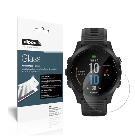 2x 9H Schutzfolie matt für Garmin Forerunner 945 P (1)