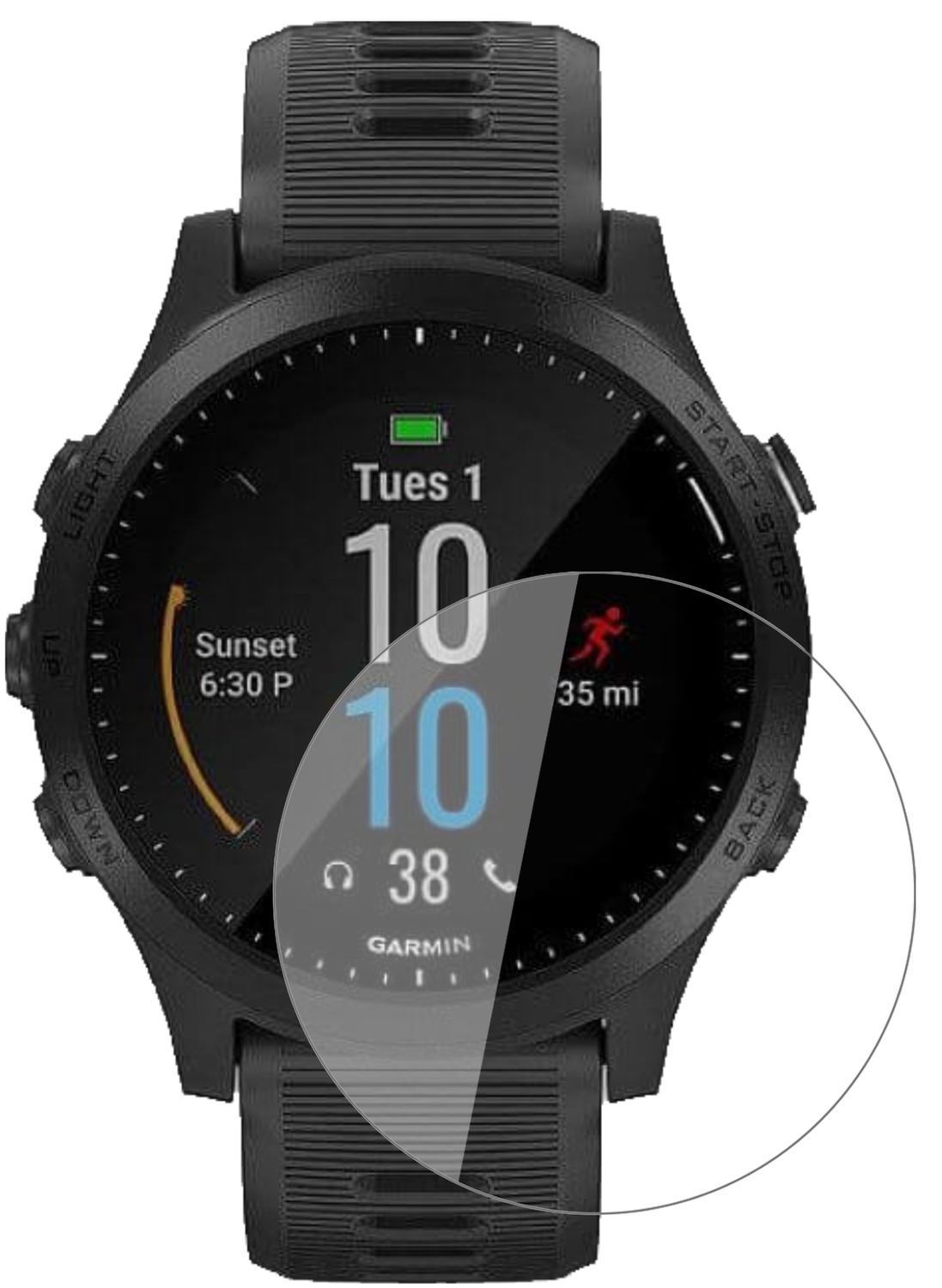 2x 9H Schutzfolie für Garmin Forerunner 945 Panzer (2)