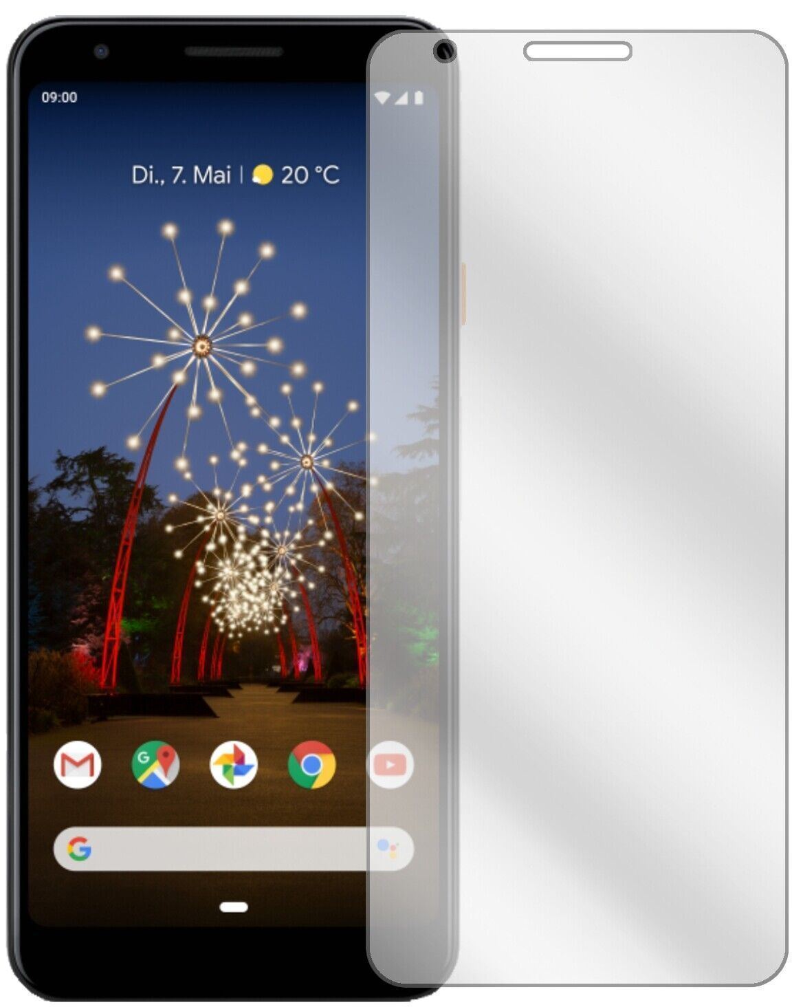 1x Schutzfolie klar für Google Pixel 3a Display-Sc (1)