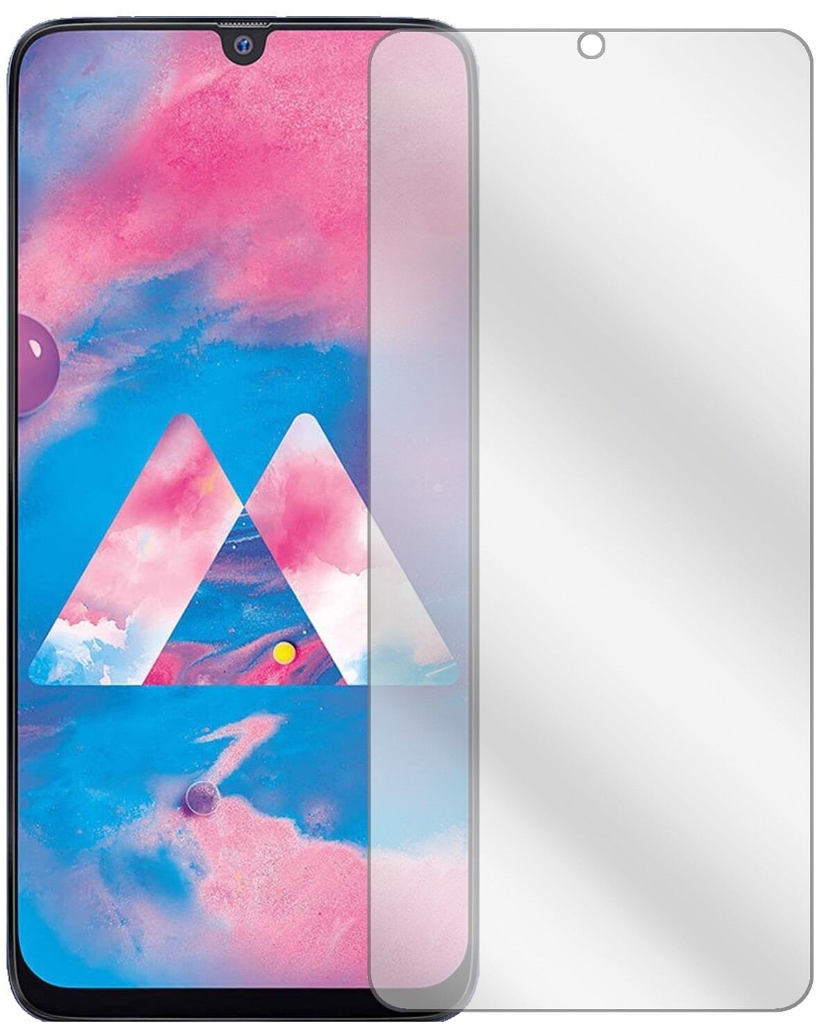 2x Schutzfolie klar für Samsung Galaxy M30 Display (2)