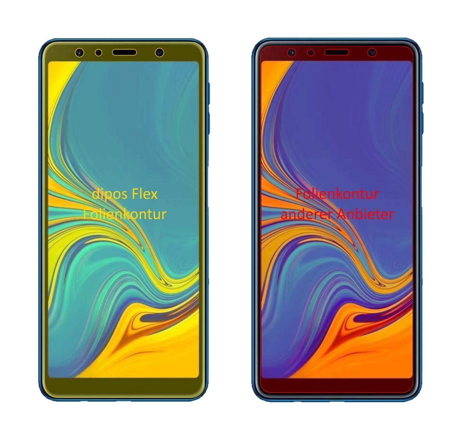 3x 3D Full Cover Schutzfolie für Samsung J4 Core ( (2)