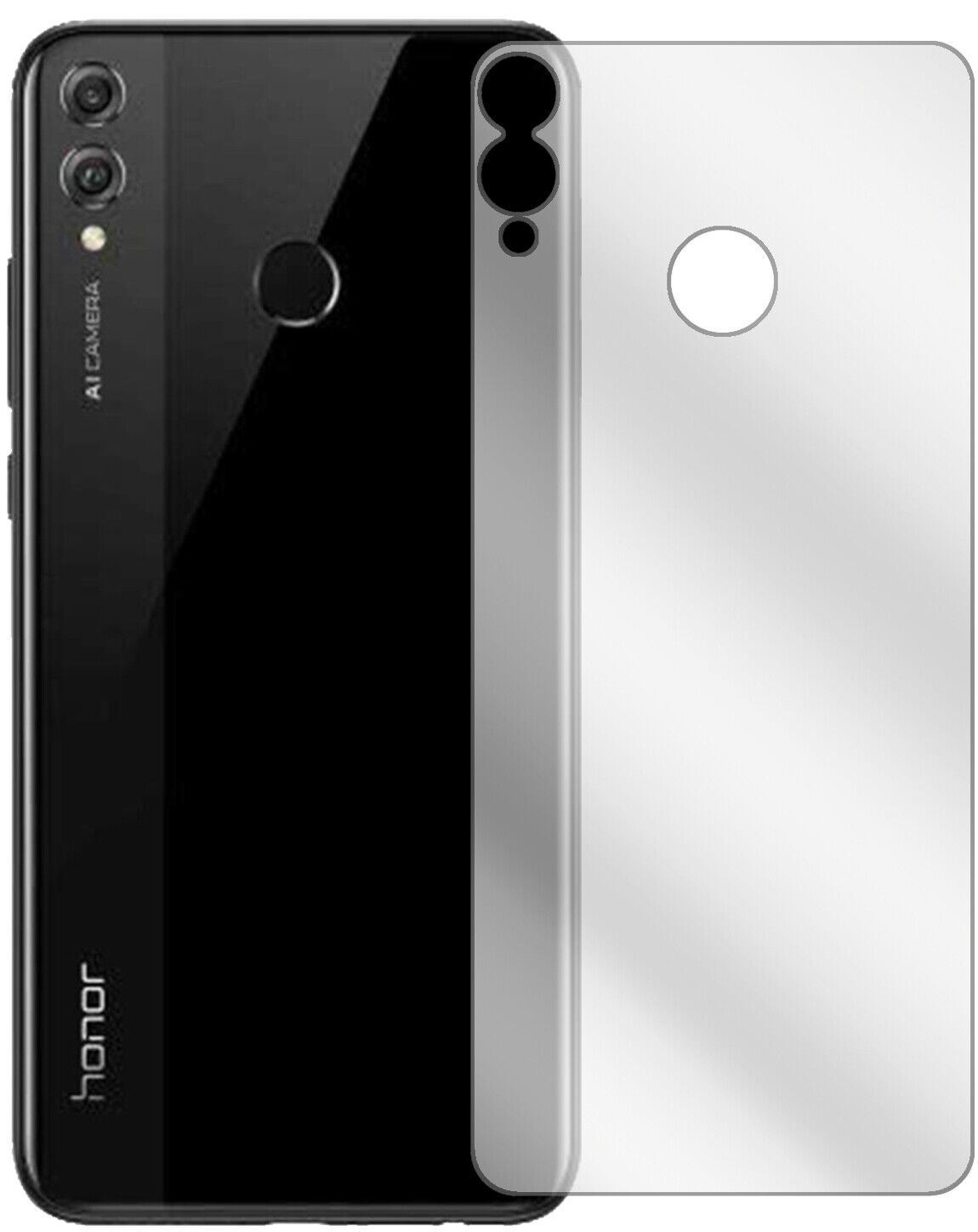 1x Schutzfolie klar für Honor View 10 Lite Rücksei (1)