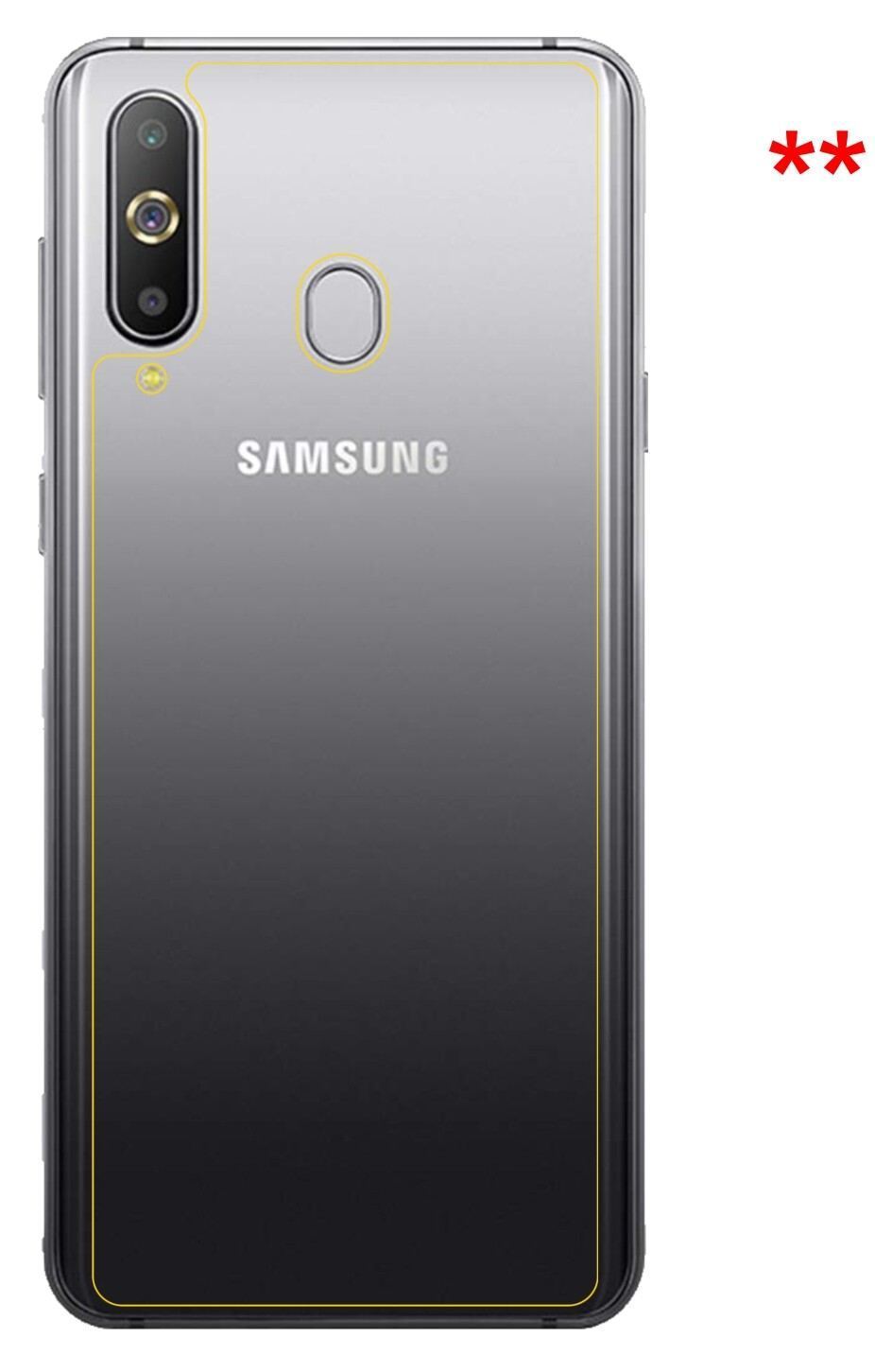 2x Schutzfolie matt für Samsung Galaxy A8s Rücksei (6)