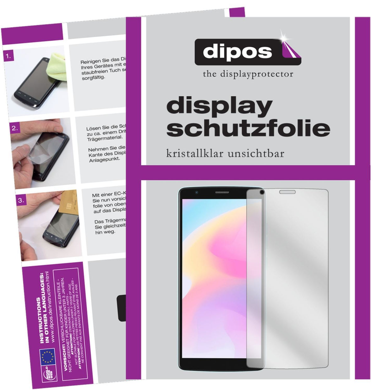 2x Schutzfolie klar für Blackview A20 Pro Display- (1)