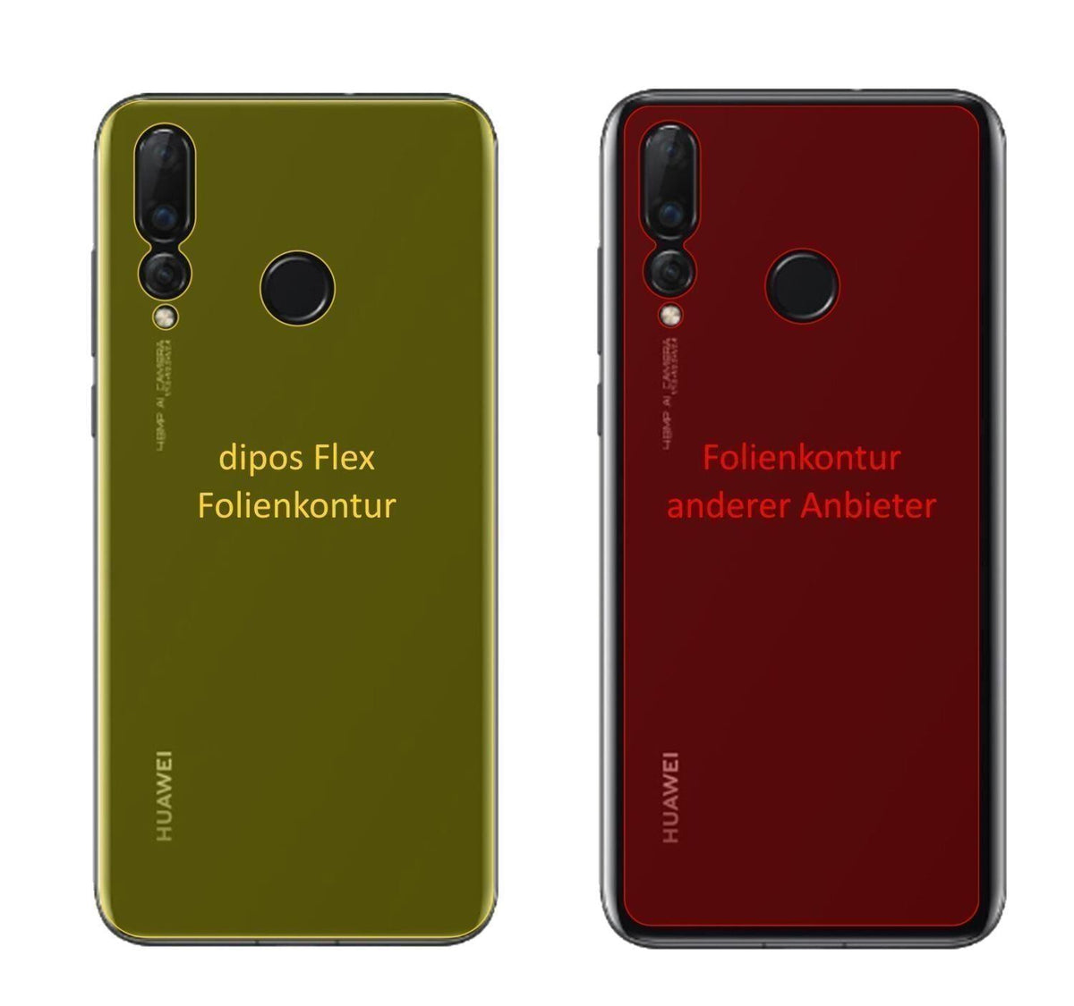 3x 3D Full Cover Schutzfolie für Huawei Nova 4 Rüc (2)