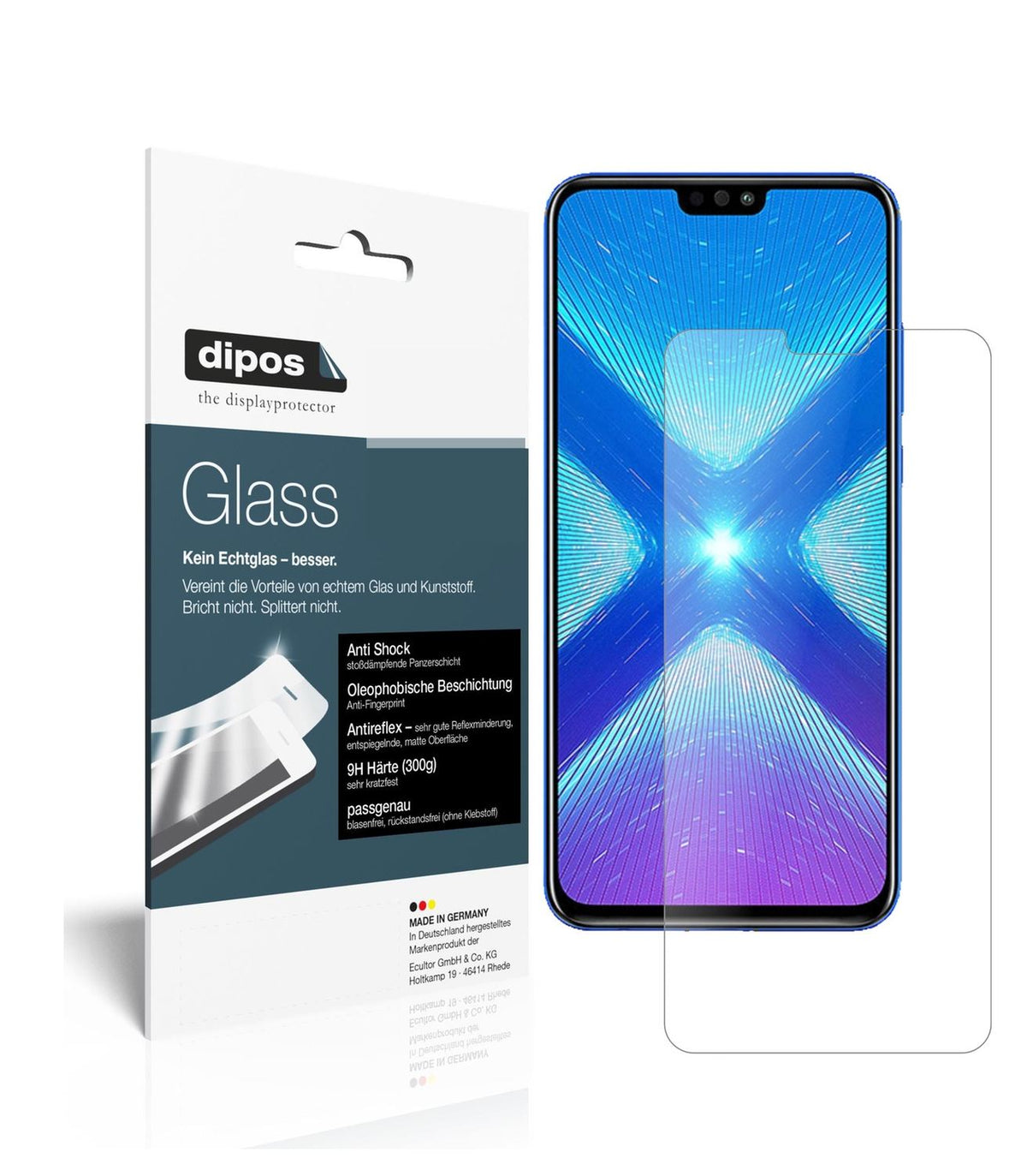 2x 9H Schutzfolie matt für Honor View 10 Lite Panz (1)