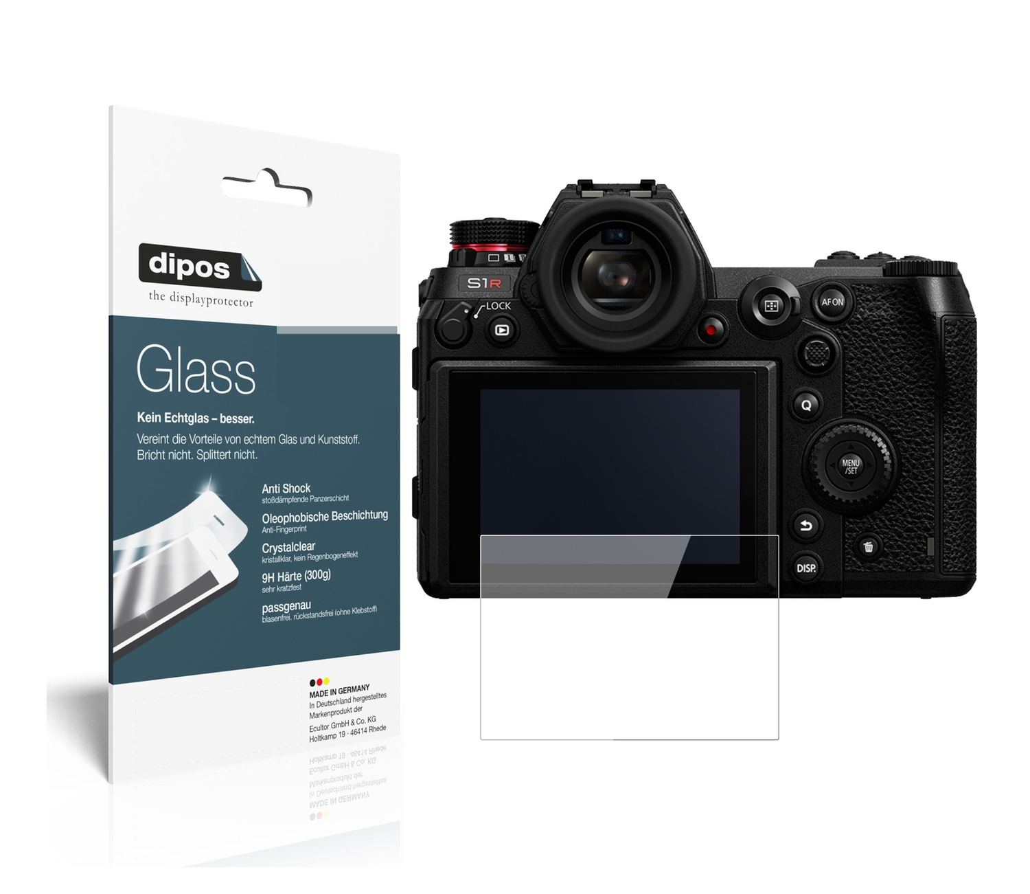 2x 9H Schutzfolie für Panasonic Lumix S1R Panzerfo (1)