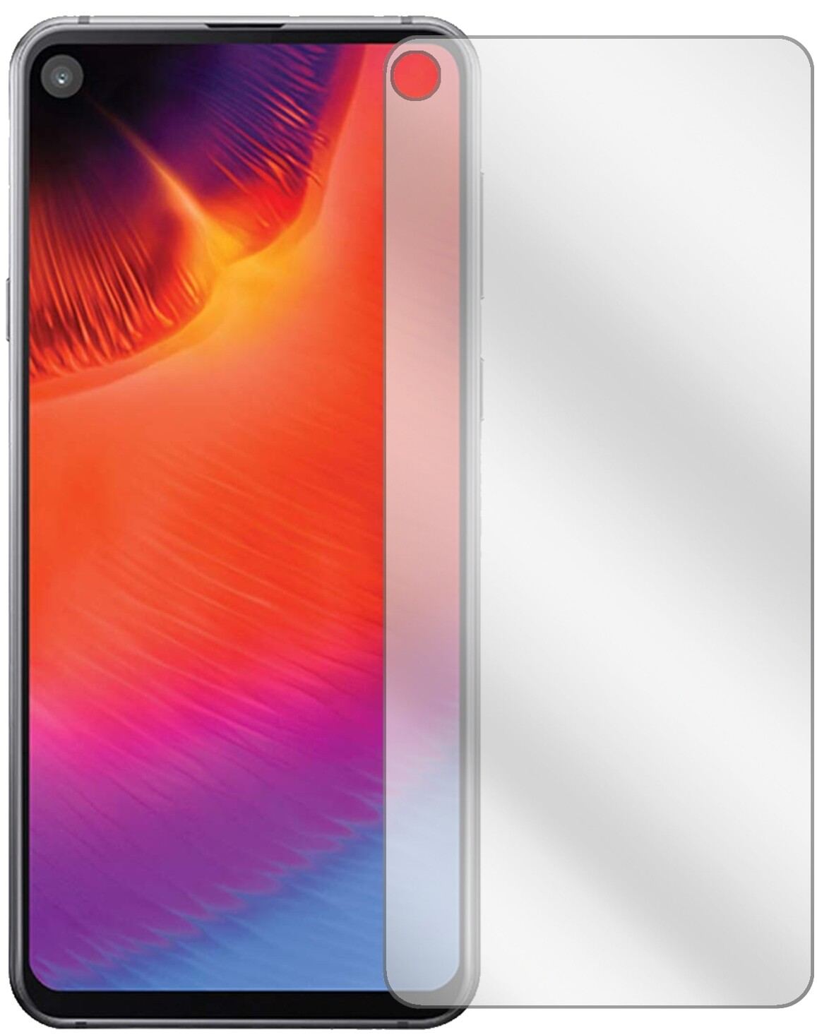 6x Schutzfolie klar für Samsung Galaxy A8s Display (2)