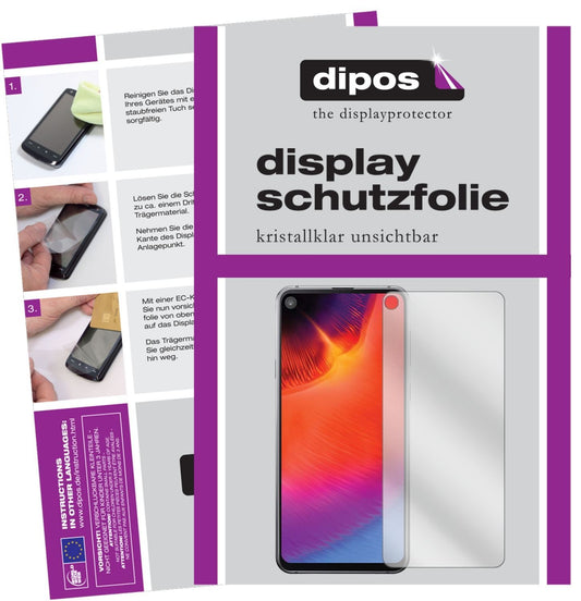 2x Schutzfolie klar für Samsung Galaxy A8s Display (1)