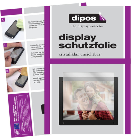 2x Schutzfolie klar für NIX Advance 15 Zoll Displa (1)