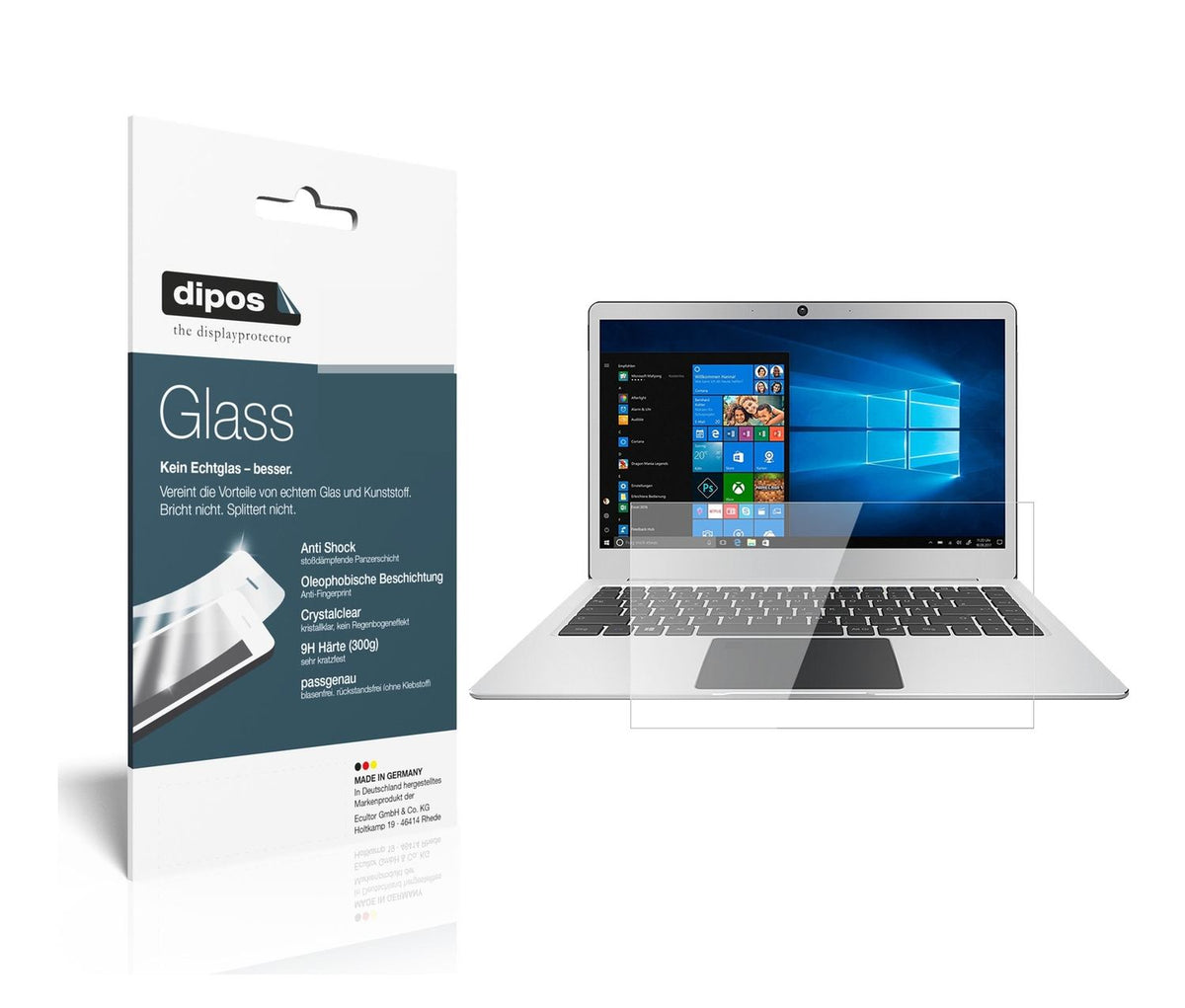 2x 9H Schutzfolie für Trekstor Primebook P14B Panz (1)