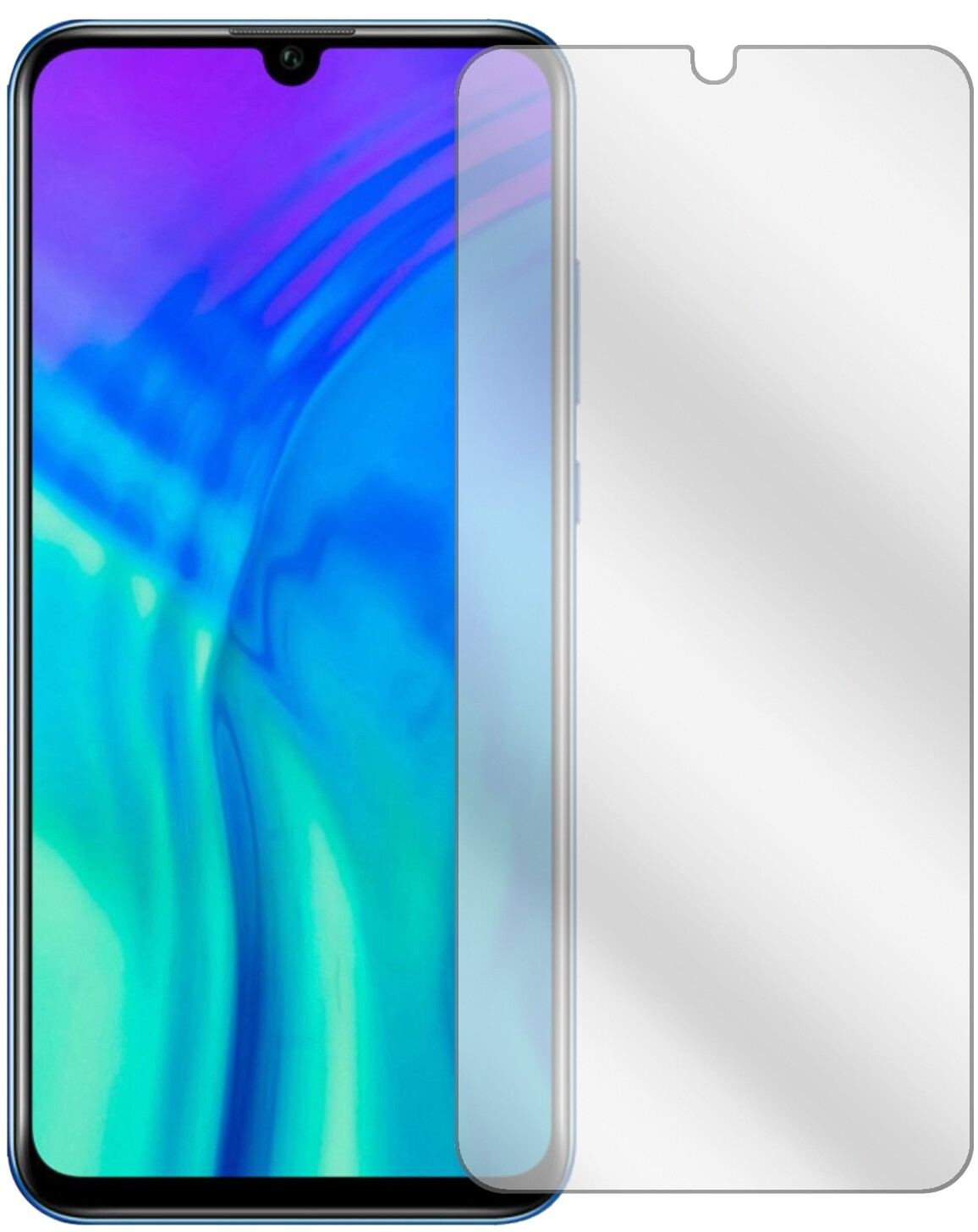 2x Schutzfolie klar für Honor 20i Display-Schutzfo (2)