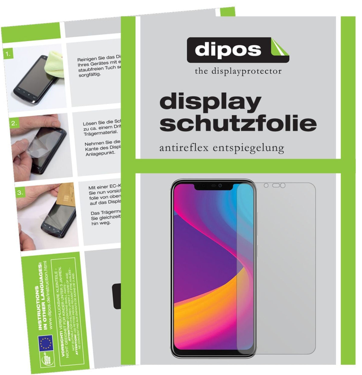 5x Schutzfolie matt für Panasonic Eluga X1 Display (2)