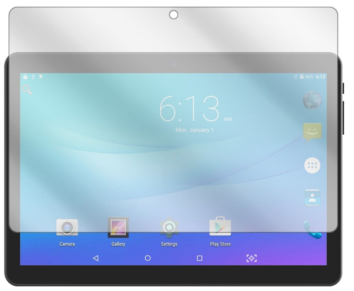 2x Schutzfolie klar für Lectrus 10.1 Zoll Tablet D (2)