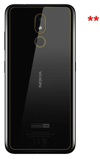 5x Schutzfolie matt für Nokia 3.2 Rückseite Displa (6)