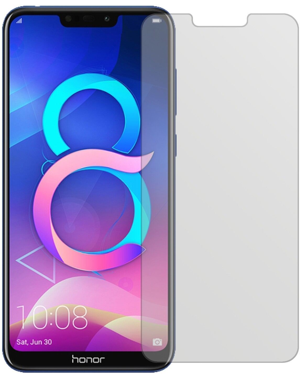 2x Schutzfolie matt für Honor 8C Display-Schutzfol (2)