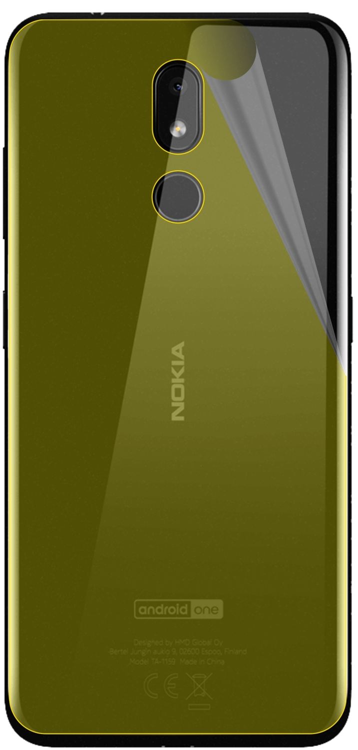 3x 3D Full Cover Schutzfolie für Nokia 3.2 Rücksei (3)
